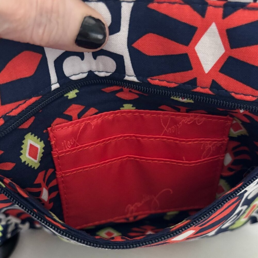 Vera Bradley Sun Valley Little Flap Hipster Crossbody Bag Retired Print - Picture 11 of 12